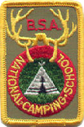 BSA national camping patch